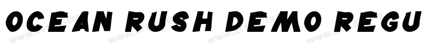 Ocean Rush DEMO Regu字体转换